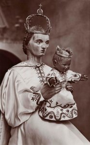 Virgin and Child, Papal Pavilion, Paris World Fair by Photographer French