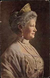 Empress Auguste Victoria, Portrait, Crown, Jewelry