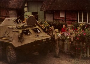 During a Rest on a March, Soldiers of the National People
