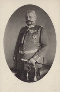 Field Marshal Paul von Hindenburg, Commander of the German Army in World War I by Photographer German