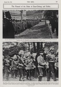 Funeral of Alfred, Duke of Saxe-Coburg and Gotha, second son of Queen Victoria and Prince Albert, Coburg, Germany by Photographer German