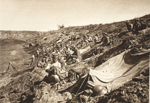 German Infantry Battalion in Reserve Position, During the Advance North of Focsani, August 1917