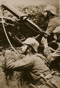 Machine Gun, attended by Photographer German