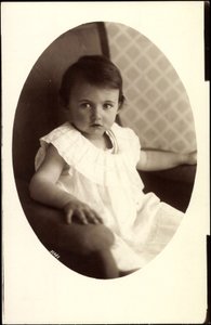 Princess Hilda of Bavaria as a Little Girl by Photographer German