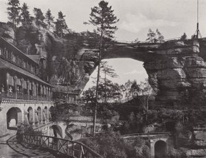 Prebischtor and Hotel by Photographer German