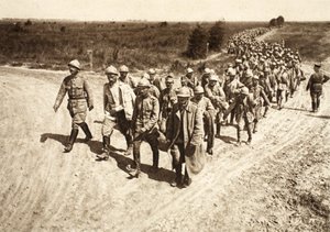 Romanian Prisoners from the Battle at Focsani