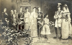 Silver Wedding of Kaiser Wilhelm II and Empress Augusta Victoria of Germany by Photographer German