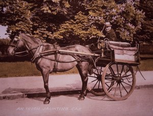 An Irish Jaunting Car, c.1910