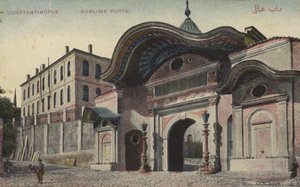 Sublime Porte, Constantinople by Photographer Turkish