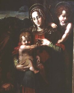 Madonna and Child with the Infant St. John the Baptist by Pier Francesco Foschi