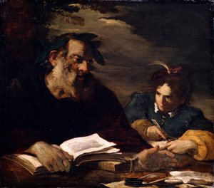 Homer Dictating His Poems