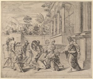 Joseph Identifying Himself to His Brothers by Pier Francesco Mola