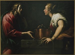 Christ and the Samaritan woman at the well