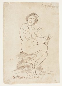 The Nymph of Capri by Pier Leone Ghezzi