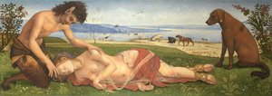 A Satyr Mourning Over a Nymph by Piero di Cosimo