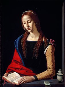 Madeleine. Painting by Piero di Cosimo, 1485-1490. Palazzo Barberini, Galleria Nazionale Arte Antica, Rome
