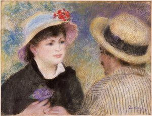 Boating Couple (said to be Aline Charigot and Renoir)