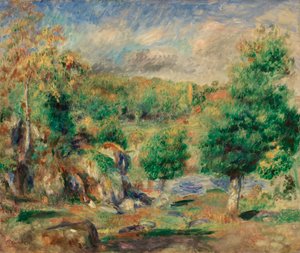 Chestnut Trees, Pont-Aven by Pierre-Auguste Renoir