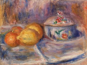 Fruit and Bonbonnière by Pierre-Auguste Renoir