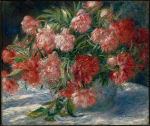 Peonies by Pierre-Auguste Renoir