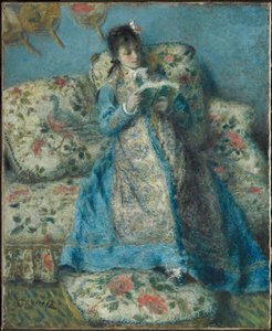 Portrait of Madame Monet (Madame Claude Monet Reading)
