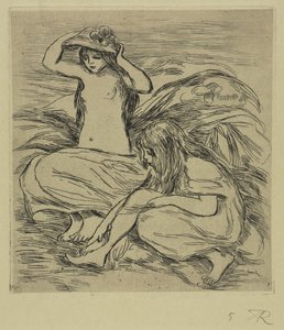 The Two Bathers by Pierre-Auguste Renoir