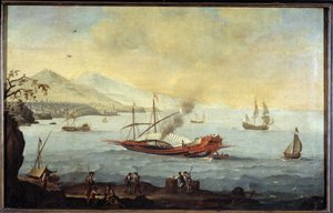 A galley in the harbor of Marseille