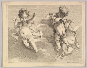 Three Loves, One of Which Holds an Arrow by Pierre Alexandre Aveline