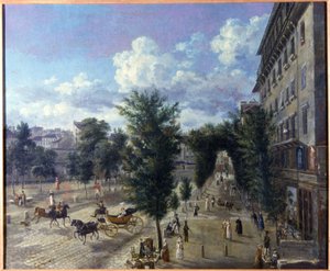 The Boulevard des Capucines and the Lower Street of the Rampart
