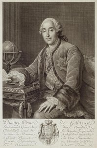 Portrait of Prince Dmitriy Mikhailovich Golitsyn by Pierre Alexandre Tardieu