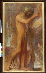 Orpheus Playing the Cithar by Pierre Amedee Marcel Beronneau