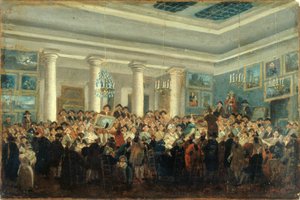 Public Sale of Paintings, circa 1785