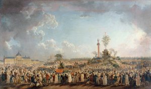The Festival of the Supreme Being at the Field of Mars, 8 June 1794