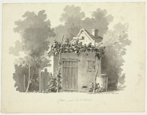 View of the Park at Versailles: Rustic Cabin
