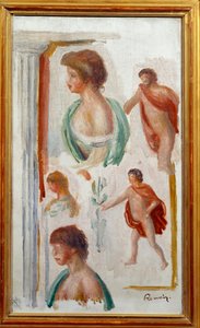 Characters of the Antique Tragedie by Pierre Auguste Renoir