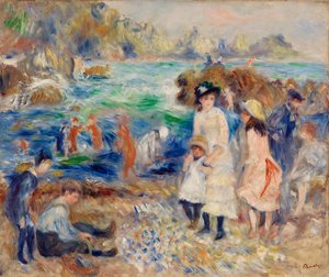Children on the Seashore, Guernsey