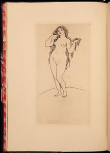 Frontispiece to an Anthology of Works by Stephane Mallarme by Pierre Auguste Renoir