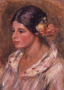 Girl with Roses in her hair