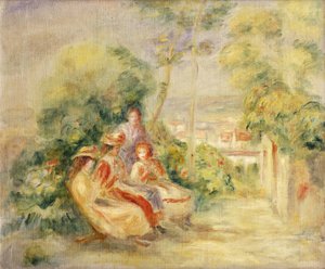 Girls in a Garden