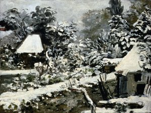 Landscape, Snow Effect by Pierre Auguste Renoir