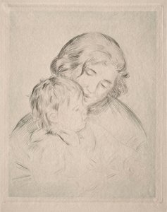 Mother and Child by Pierre Auguste Renoir