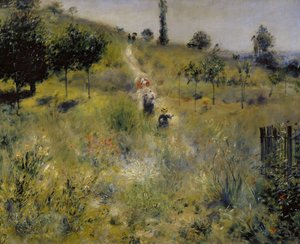 Path Leading through Tall Grass by Pierre Auguste Renoir
