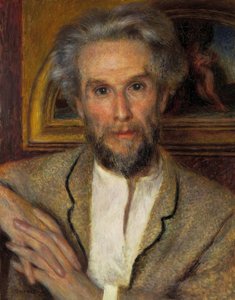 Portrait of Chocquet by Pierre Auguste Renoir