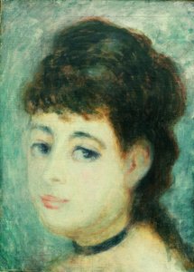Portrait of a Young Woman. The Parisian