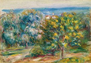 Sketch of a Landscape in the Midi by Pierre Auguste Renoir