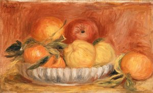Still-life with Apples and Oranges by Pierre Auguste Renoir
