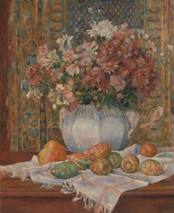Still Life with Flowers and Prickly Pears