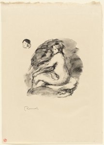 Study of Seated Female Nude, Variant