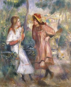Two Girls in the Garden at Montmartre