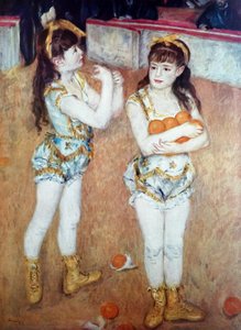 Two Little Circus Girls by Pierre Auguste Renoir
